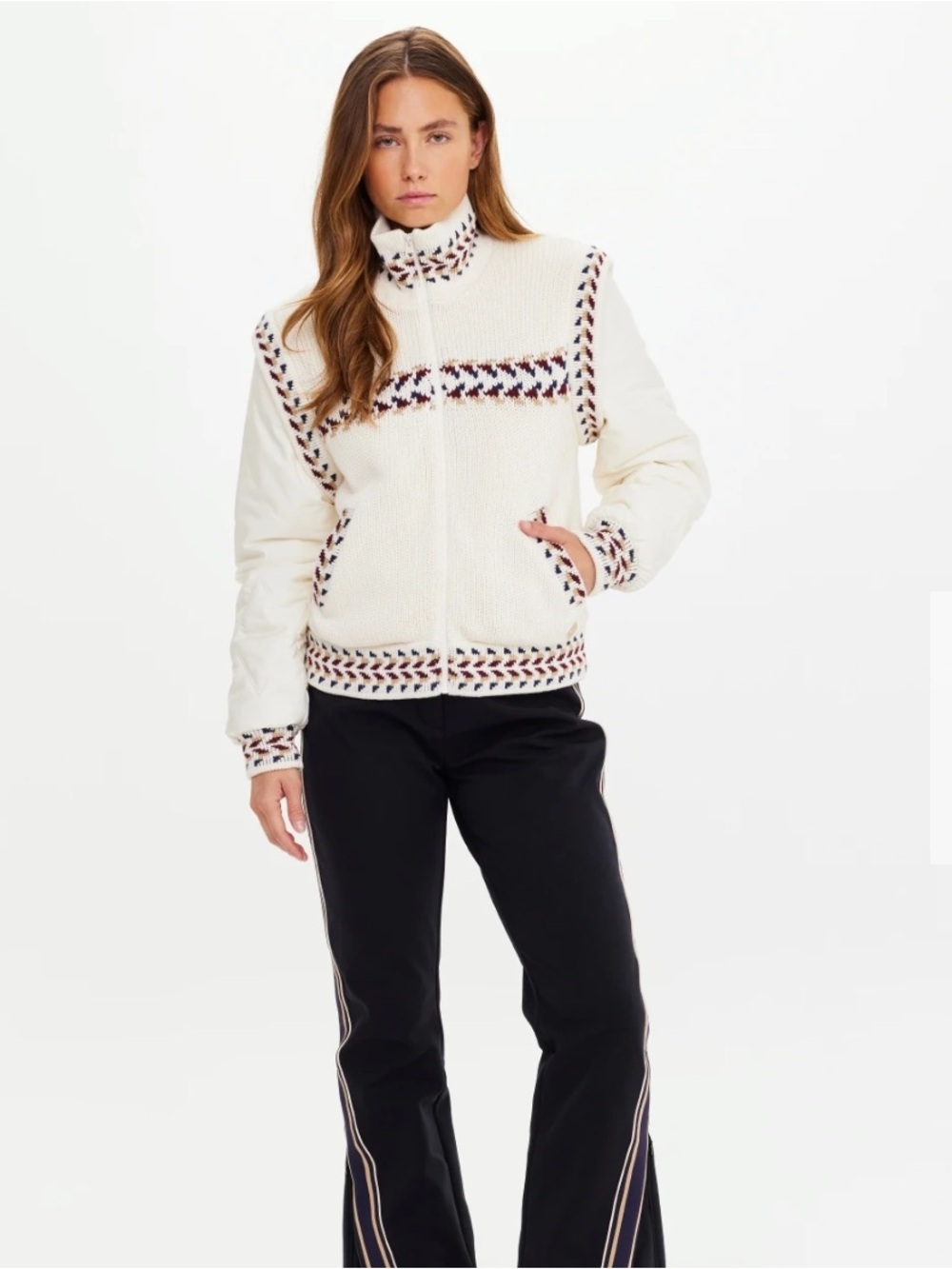 The Upside SWISS DHEMI KNIT JACKET size Small/US 6